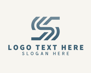 Architecture - Generic Stripe Letter S logo design