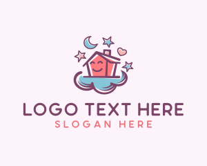 Character - Cloud House Daycare logo design