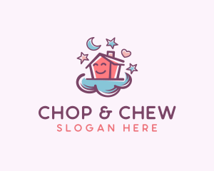 Cloud House Daycare logo design