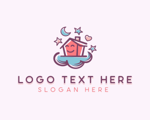 Mascot - Cloud House Daycare logo design