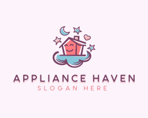 Cloud Home Daycare logo design