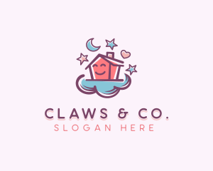 Cloud Home Daycare logo design