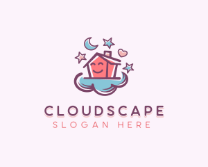 Cloud House Daycare logo design