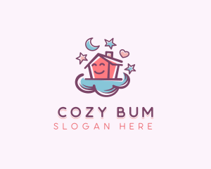 Cloud Home Daycare logo design