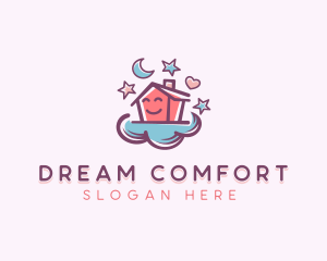 Cloud Home Daycare logo design