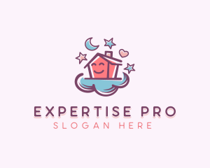 Cloud Home Daycare logo design