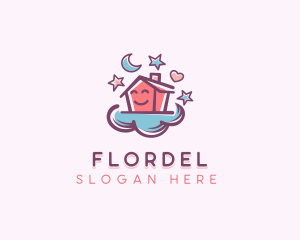 Cloud Home Daycare logo design