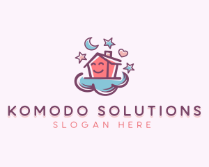 Cloud Home Daycare logo design