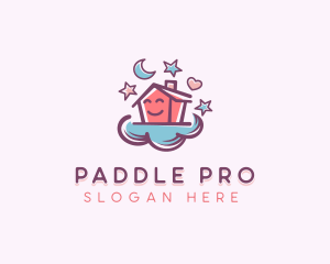 Cloud Home Daycare logo design