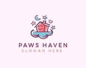 Cloud Home Daycare logo design