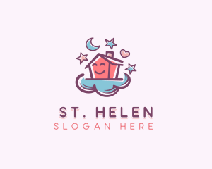 Cloud Home Daycare logo design