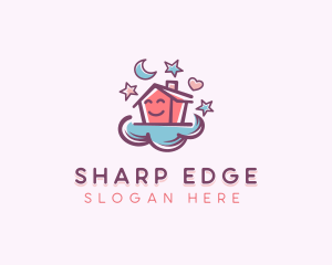 Cloud Home Daycare logo design