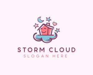 Cloud House Daycare logo design