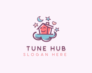 Cloud Home Daycare logo design