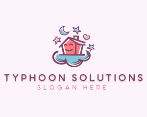 Cloud Home Daycare logo design