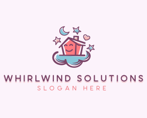 Cloud Home Daycare logo design