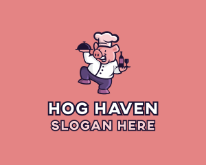 Hog - Pig Chef Restaurant logo design