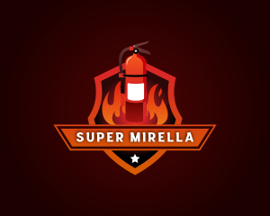 Fire Extinguisher Shield Logo