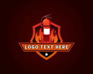 Fire Extinguisher Shield Logo