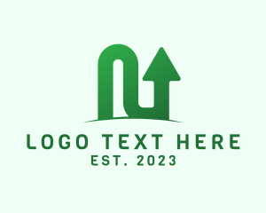 Digital Marketing - Tech Marketing Arrow logo design