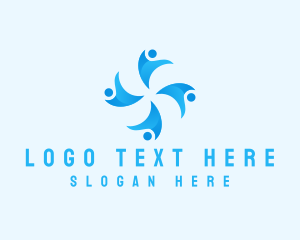 Team - Human Team Organization logo design