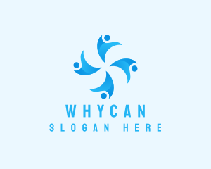 Society - Human Team Organization logo design