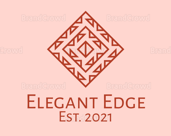 Geometric Aztec Decoration Logo