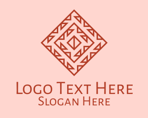 Geometric Aztec Decoration Logo