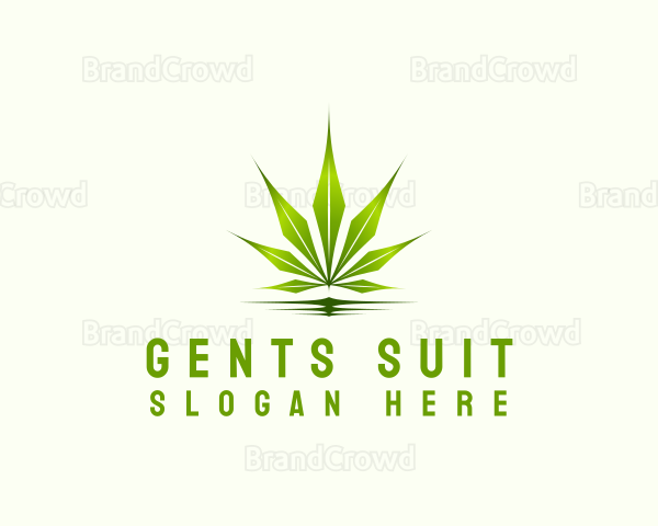 Organic Leaf Cannabis Logo