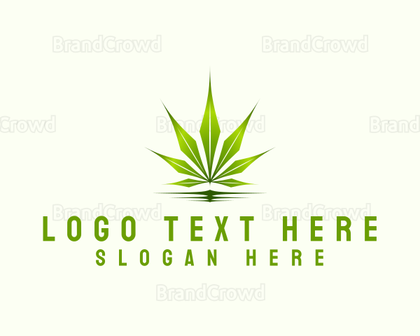 Organic Leaf Cannabis Logo