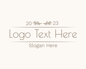 Flower Shop - Elegant Floral Boutique logo design