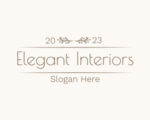 Elegant Floral Boutique logo design