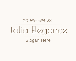 Elegant Floral Boutique logo design