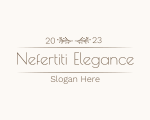 Elegant Floral Boutique logo design