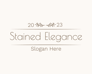 Elegant Floral Boutique logo design