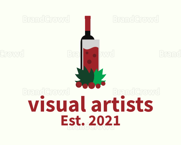 Wine Drink Bar Logo