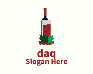 Wine Drink Bar  Logo
