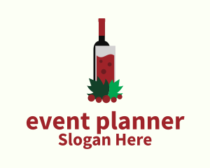 Wine Drink Bar  Logo