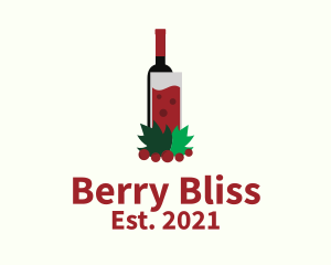 Berries - Wine Drink Bar logo design