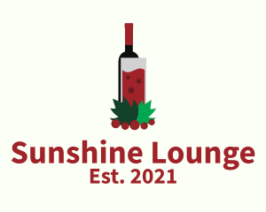 Wine Drink Bar  logo design