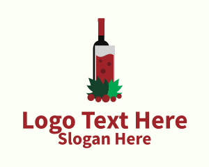 Wine Drink Bar  Logo