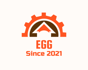 Gear - Cog Wheel House logo design
