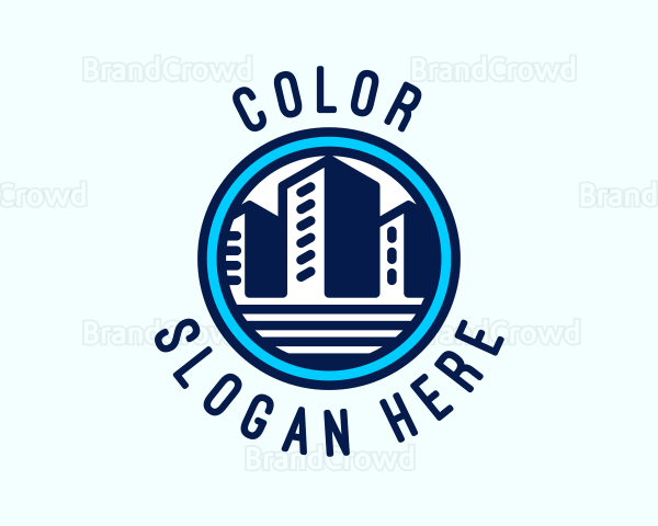 City Condo Building Contractor Logo