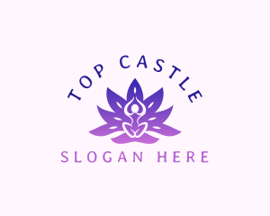 Lotus Meditation Yoga Logo