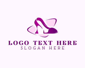 Stiletto - High Heel Stiletto Footwear logo design