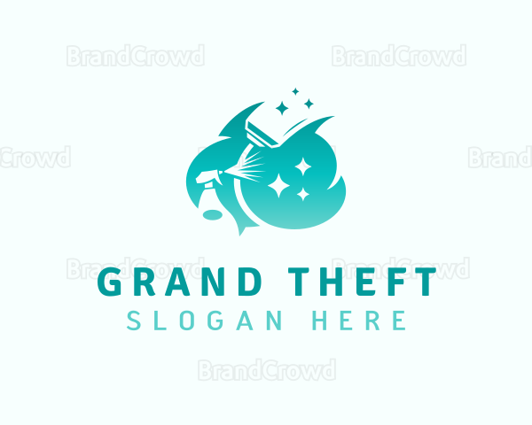 Gradient Clean Housekeeping Logo