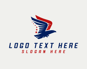 Usa - United States Eagle Star logo design