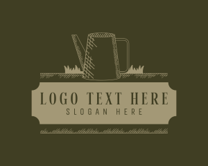 Rustic - Rustic Watering Can logo design