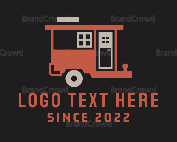 Camper Trailer House Logo