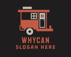 Camper Trailer House Logo